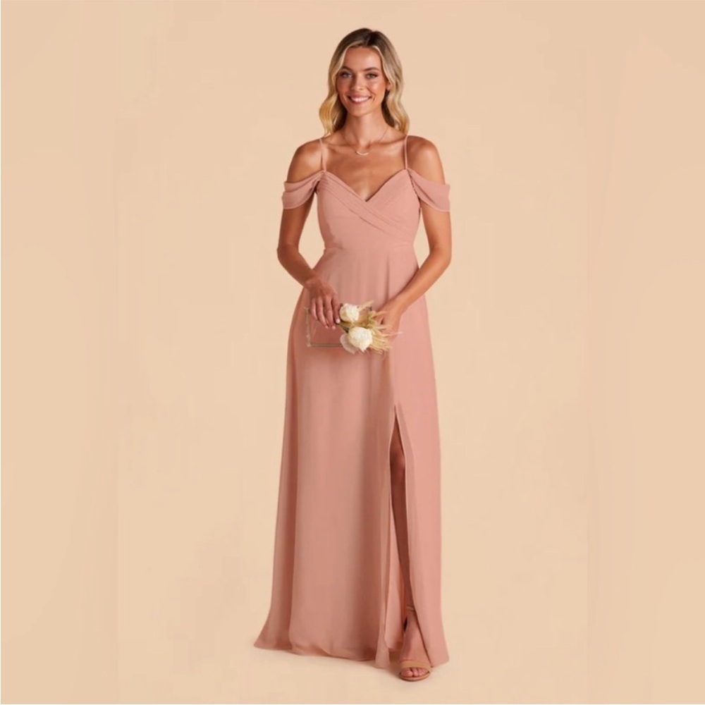 Birdy Grey NWT Rose Spence Convertible Bridesmaid Formal Dress With Slit
